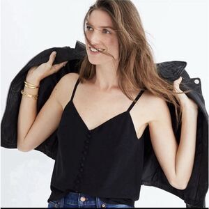 Women’s Madewell Silk Button-Down Cami Size 2